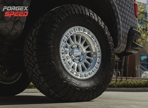 Jantes Forgex 4x4 17 18 pouces en aluminium T6061 poli, à déport profond, noires et argentées, Beadlock, forgées sur mesure pour Jeep Ford tout-terrain - Product Image 6