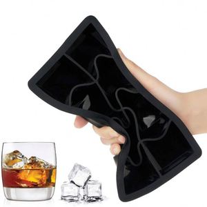 Molde de Silicona de Grado Alimenticio de Gran Capacidad para Cubitos de Hielo Cuadrados, Molde para Hacer Cubitos de Hielo para Whisky - Product Image 5
