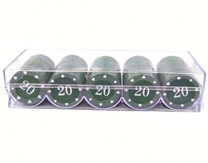 Fichas de Póker Personalizadas de Material PS al por Mayor, Directo de Fábrica, Impresión de Logotipo Personalizado, Fichas de Juego de Póker Texas para Casino - Product Image 2