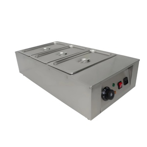 Machine à tempérer le chocolat électrique commerciale, 3 réservoirs, fonteuse de chocolat 220V, nouvelle, haute productivité, facile à utiliser - Product Image 3
