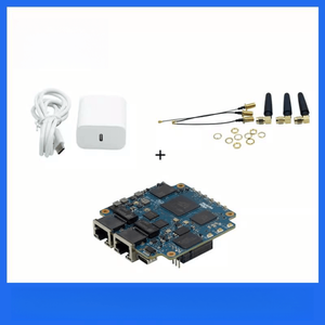 Placa de desarrollo de enrutador de código abierto Banana PI 2G mini 2G MT7986A Quad Core ARM Cortex A53 Board + antena + Adaptador + carcasa - Product Image 5
