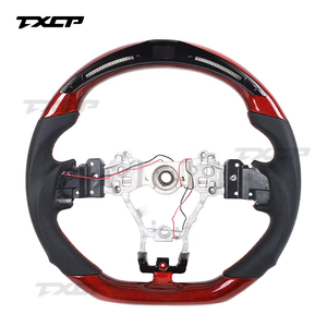 Volante de Fibra de Carbono LED Personalizado para <span class=keywords><strong>Subaru</strong></span> Legacy Outback <span class=keywords><strong>Impreza</strong></span> Forester BRZ STI XV REX WRX Hybrid SVX - Product Image 1