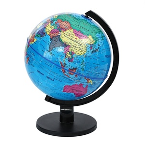 Factory New All <strong>English</strong> Political Region Blue Globe Office Desktop Decoration Student Geography <strong>Teaching</strong> Tool Wholesale Model - Product Image 4