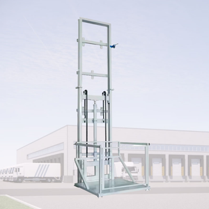 Elevador de Carga de Alta Velocidad, Elevador Vertical Hidráulico con Rieles, Plataforma Elevadora para Construcción - Product Image 2