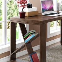 Table d'ordinateur murale en bois avec interface USB rotative, design moderne et créatif