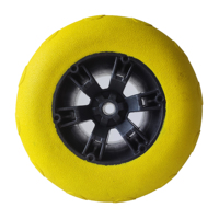 13x7 pouces Mind and Action Beach Remplacement Balloon Wheels Pneus PU Foam Wheel pour Heavy Duty Kayak Cart