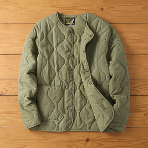 Chaqueta de Caza Amekaji Vintage M65 para Hombre, Nueva, Color Caqui, Gruesa, con Múltiples Bolsillos, Acolchada, de Manga Larga, para Invierno - Product Image 3