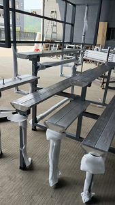 Basketball Collapsible Hot Selling Outdoor Aluminum 2015 Best Retractable Portable <b>Stage</b> <b>Platform</b> Bleachers Seating 42 Persons - Product Image 4
