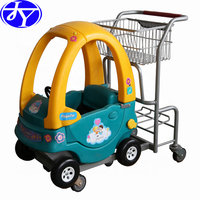 Chariot de courses pliable en acier de haute qualité avec siège bébé, roues en PVC/PU/TPR de 4,5 pouces, capacité de 60 à 240 L, garantie de 2 ans