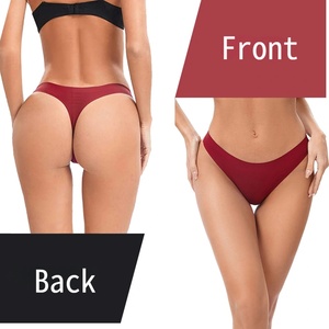 <span class=keywords><strong>Slip</strong></span> Intimi da Donna <span class=keywords><strong>Senza</strong></span> <span class=keywords><strong>Cuciture</strong></span> in Seta di Ghiaccio e Spandex Confortevole, <span class=keywords><strong>Senza</strong></span> Tracce, Tinta Unita, Multicolore e con Logo Personalizzato - Product Image 2