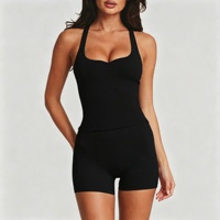 Ensemble de vêtements de sport pour femmes, 2 pièces, extensible dans quatre directions, grande taille, vêtements de sport, ensemble de yoga pour la salle de sport et la remise en forme