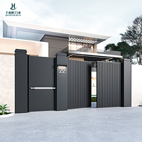 Porte de Sécurité Moderne en Alliage d'Aluminium Antivol pour Villa, Clôture de Jardin, Entrée Durable et Élégante, Porte de Patio Sûre