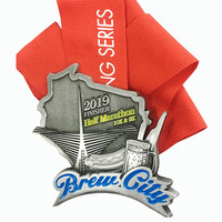 Médailles de sport personnalisées en gros pour trophées de marathon