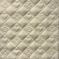 Tissu matelassé en duvet 100 % polyester respirant et imperméable, conçu sur mesure pour les manteaux des filles