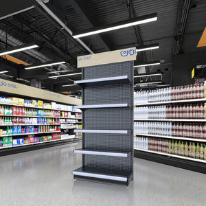 Estantería Metálica de Una Cara para Supermercados, Exhibición de Productos para Tiendas de Conveniencia, Góndola para Supermercados - Product Image 5