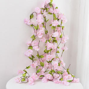 M710 <span class=keywords><strong>2022</strong></span> vente en gros, nouveau Style de mariage, décoration de la maison, vignes en soie, fleur de cerisier suspendue vigne à vendre - Product Image 3
