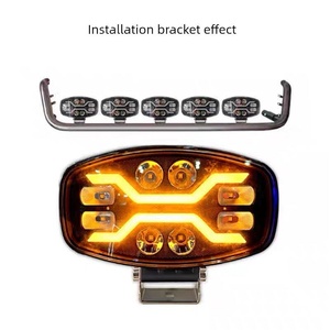 Faro LED Cuadrado de 9 Pulgadas para Camioneta o Furgoneta, Modificado, <span class=keywords><strong>con</strong></span> <span class=keywords><strong>Luz</strong></span> Alta y Baja, Señal de Giro Secuencial - Product Image 5