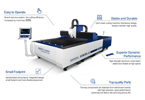 Machine de découpe laser à fibre pour acier inoxydable, fer, aluminium, cuivre – Nouvelle découpeuse laser CNC 3015 pour métaux - Product Image 4
