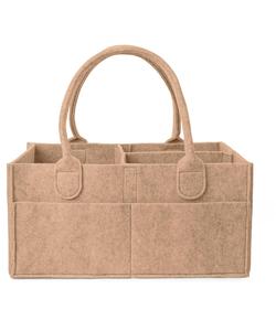 Cesta de Almacenamiento Portátil Grande de Fieltro para Artículos Esenciales de Recién Nacidos, Organizador de Pañales para Bebés - Product Image 1