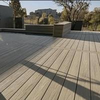 Co-extrusion plastique bois Euro Composite Decking grande remise Double couleur conseil 148*23mm pour jardin extérieur piscine balcon