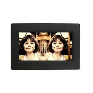 Reproducción de vídeo digital de arte grande de fabricación de proveedor Vintage Smart Home Digital aluminio familia WiFi marco de fotos imagen
