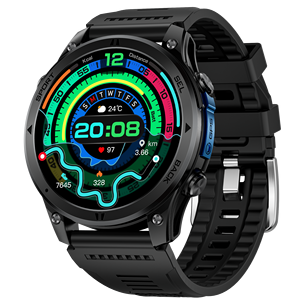 GTH5 Smart GPS Watch for Men and Women Round Sports Watch Waterproof and Flashlight Compass Function - Product Image 2