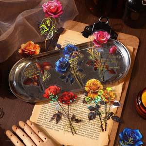 10 pz/pacco serie di leggende della rosa Vintage gotico che timbra adesivi per manuale per animali domestici Collage artigianale - Product Image 1