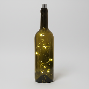 1m. Filo luminoso bianco caldo con tappo per bottiglia (F-Bright 00238) (Blister) - Product Image 2