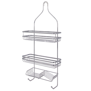 Modern Chromed Metal Bathroom Wire <strong>Hanging</strong> Rack <strong>Shower</strong> <strong>Caddy</strong> - Product Image 3