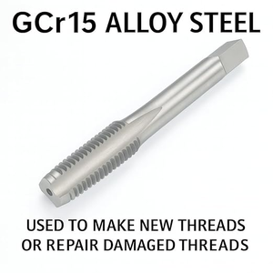 Jeu de tarauds et filières 1/4 18 <span class=keywords><strong>NPT</strong></span> en acier allié GCr15 pour filetage de tuyaux - Product Image 2