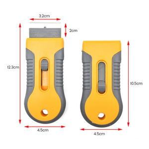 Grattoir multifonctionnel pour enlever l'adhésif, 12,3 cm x 4,5 cm, outil de nettoyage pour vitres de voiture - Product Image 1