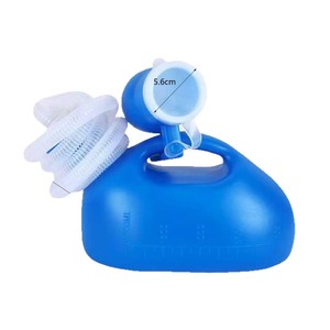 Urinario de gran capacidad de 2000 ml con tubo, a prueba de olores para adultos, uso doméstico, recolector de orina nocturno para hombres, unisex. - Product Image 1