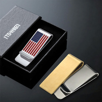 Mini pinces à billets portables ultra-minces personnalisées Porte-billets mince exclusif Portefeuille en métal Accessoires de mode minimalistes