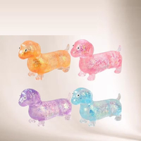 Jouet promotionnel en forme de cochon rose extensible, jouet sensoriel à presser, bloc de construction souple avec son ASMR, jouet anti-stress déformable
