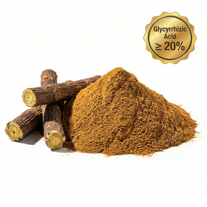 Estratto di Liquirizia Acido Glicirrizico Anti-Infiammatorio Lenitivo Protezione del Fegato Riparazione della Pelle Sensibile Ingrediente in Polvere - Product Image 1
