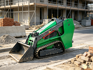 Mini-chargeuse compacte sur chenilles Cougars CG1050 de 450 kg pour l'aménagement paysager - Product Image 3