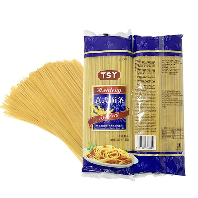 Noodles factory top quality healthy quick cooking Italy pasta noodles dry spaghetti
