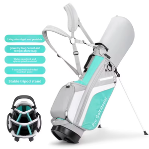 Bolsa de Golf Dericsson de 7 Compartimentos, Color Rosa, Ligera, para Mujer, con Soporte - Product Image 6