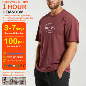 Camisetas de algodón peinado transpirables con estampado gráfico de alta calidad al por mayor, personalizadas con serigrafía, de corte ajustado para hombre - Product Image 1