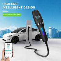 Pengisi Daya EV All in One Tipe 2, Stasiun Pengisian Daya Portabel Kendaraan Energi Baru 3.5KW 220V16A WiFi untuk BYD