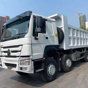 Sinotruk 12 Banden Hydraulische 40 50 60 Ton 375hp Howo 8X4 Kipper Truck - Product Image 4