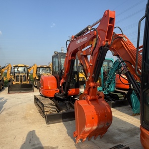 Mini pelle sur chenilles d'occasion Kubota U55 du Japon multifonctionnelle Flexible petit Kubota U-15 U-20 U-30 U-35 Kx163 Kx155 EPA - Product Image 3