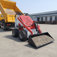 Mini Caricatore Diesel con Motore da 25 CV e Accessorio Skid Steer Loader