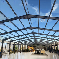Jeûnent assemblent l'entrepôt préfabriqué de structure métallique d'atelier de cadre en acier de maison modulaire