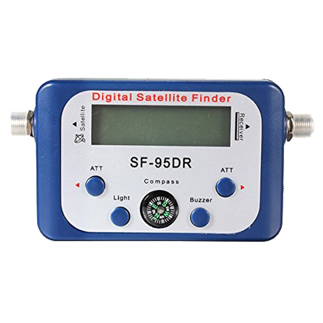 Hot Digital SF-95DR Meter Satlink Receptor Satellite Finder TV Signal Receiver Sat Decoder Satfinder LCD Display