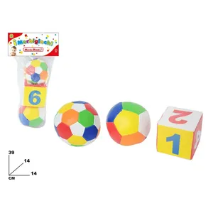 Cubes d'activités I Morbigiochi 14x14x39 cm, jouets en peluche pour enfants - Product Image 2