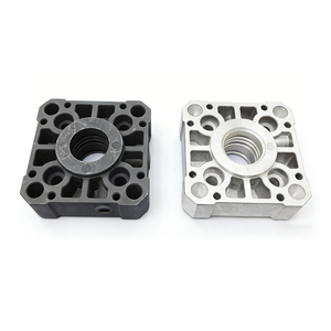 Capuchon d'extrémité de cylindre en aluminium sur mesure, moulé sous pression, usiné CNC, pour l'automatisation industrielle, fabriqué au Vietnam - Product Image 1