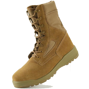 Fabrieksdirecte tactische winterlaarzen van koeienleer met ademend ontwerp voor outdoor bergbeklimmen en woestijnactiviteiten - Product Image 3