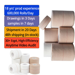 Benda Adesiva Elastica Sterile Impermeabile da 7,5 cm per Fissazione Medica, Protezione per Esercizi Intensi e <span class=keywords><strong>Fissaggio</strong></span> Articolare - Product Image 1