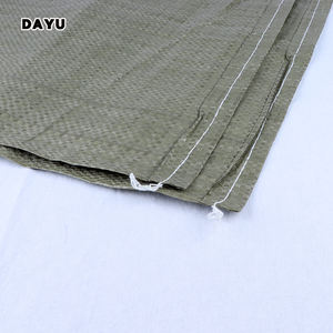 Bao Cát Dệt PP Tái Chế 25Kg 50Kg Bao Bì Cát Xây Dựng Màu Xanh Lá Cây - Product Image 2